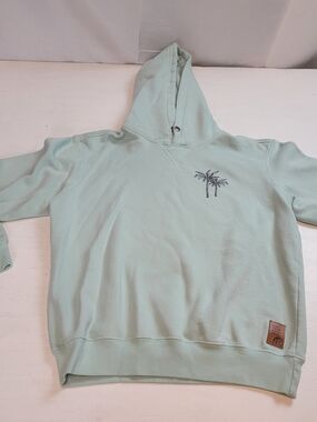 Free Planet Mint Green Palm Tree Hoodie Sweatshirt